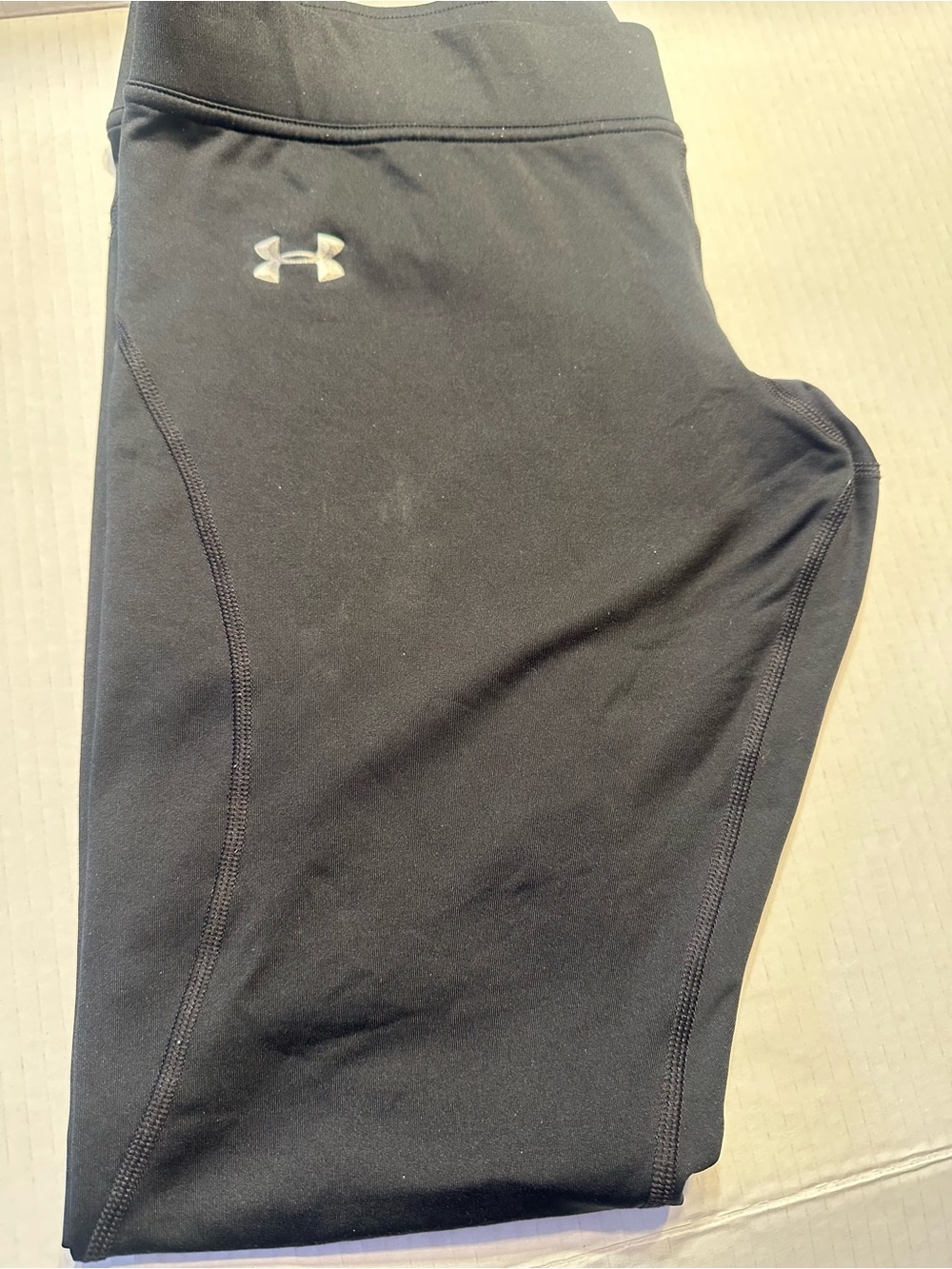 Under Armour Black ColdGear Fitted Leggings - LG